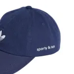 Adidas Бейсболка унисекс синяя, Blue - фото 4