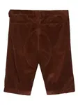 Вельветовые шорты-бермуды Rier, коричневый - фото 2