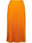 Юбка-плиссе MM6 Maison Margiela, оранжевый - фото