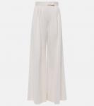 Широкие брюки из джерси zinnia Max Mara, бежевый - фото