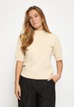 Футболка PEPPERCORN TANA MOCK NECK HALF SLEEVE , Whitecap Grey/Beige - фото