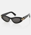 Солнцезащитные очки «кошачий глаз» c dior b1u Dior Eyewear, черный - фото 4