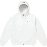 Толстовка Nike с капюшоном на молнии Supreme, серый/серый - фото 10