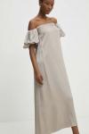 Платье Answear Lab, бежевый - фото 3