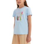 FILA KIDS Футболка SS24 Light Sky Blue для подростков - фото 4