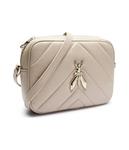 Сумка кожаная Patrizia Pepe, бежевый - фото 4