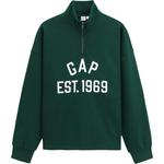 Унисекс свитшот GAP, зеленый - фото