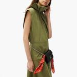 Платье Kenzo без рукавов, зеленый - фото 4