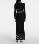 Украшенный топ Rabanne, черный - фото 3