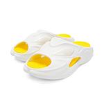 Сланцы унисекс FACTORIAL, бело-желтые - фото 4