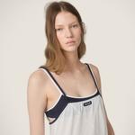 Джерси платье MIU MIU, белый - фото 6