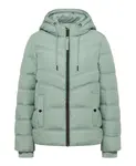 Стеганая куртка с капюшоном Cecil, зеленый - фото