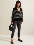 Кардиган в полоску от нины Phase Eight, цвет Black/Ivory - фото 3