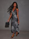 Длинное платье LA Angels, черный/белый - фото