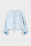 Блуза DESIGNERS REMIX CLAIRE TIE BLOUSE, Light Blue - фото 6