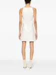 Платье мини Slash Buckle без рукавов Courrèges, белый - фото 4