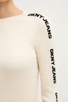 Свитер DKNY, бежевый - фото 5