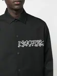 Куртка-рубашка с принтом Keith Haring Junya Watanabe MAN, черный - фото 5