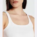 Облегающий топ Samsøe Samsøe, белый - фото 4