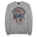 Мужской свитшот для девочек Captain Marvel Fly Fly Licensed Character - фото