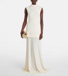 Платье-макси с водолазкой Jil Sander, Chalk - фото 2