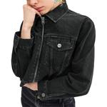 Женская джинсовая куртка COACH, цвет Black - фото 2