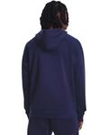 Худи Under Armour Rival Fleece, цвет Midnight Navy/White - фото 2