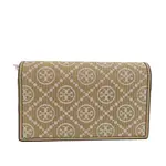 Кошелек Monogram Raffia женский Natural TORY BURCH - фото 2