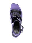 Sergio Rossi босоножки с пряжками, фиолетовый - фото 4