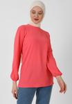 Блуза REFKA CASUAL Modanisa, коралл - фото 5