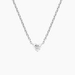 Подвеска с лабораторным бриллиантом в форме сердца Brilliant Earth - фото