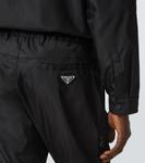 Технические нейлоновые брюки Prada, черный - фото 5