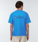 Футболка из хлопкового джерси с принтом Adish, синий - фото 4