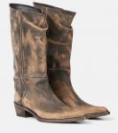 Кожаные ботинки Clive 25 Khaite, Vintage Black - фото