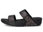 Сандалии FitFlop Lulu Multi-Tonal Glitter Slides, черный мульти - фото 4