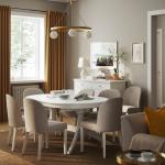 Стул Ikea Rosentorp, светло-бежевый / белый - фото 4