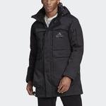 Пуховик унисекс черный Adidas, черный - фото 3