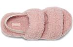 Домашние хлопковые тапочки UGG, розовый серый - фото 4