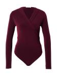 Боди-рубашка ABOUT YOU Isa, бордовый - фото
