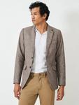 Льняной блейзер Fortescue Crew Clothing, Beige - фото