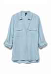Блуза Vero Moda VMRAY , Dusty Blue/Blue-Grey - фото 6