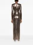 Макси-платье Ornelia с драпировкой Cristallini, коричневый - фото 4
