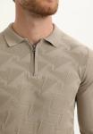 Поло Gabbiano COLLAR ZIP, Taupe - фото 4