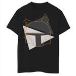 Футболка с рисунком Spooky Boba Lines для мальчиков 8–20 лет Star Wars - фото