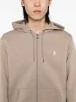 Худи на молнии Polo Ralph Lauren, коричневый - фото 5