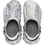 Crocs Детские сабо Echo с дышащей поддержкой, серые - фото 5