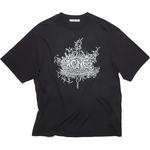 Футболка унисекс черная Acne Studios, черный - фото