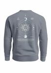 Толстовка Neverless MIT BACKPRINT ASTRONOMIE SONNE-MOND, Convoy Grey/Grey - фото 3