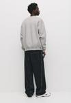 Толстовка PULL&BEAR ROUND NECK, Light Grey - фото 3
