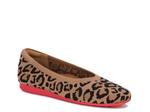 Слипоны Ros Hommerson Niki Flat, Brown Leopard Print Knit Fabric - фото